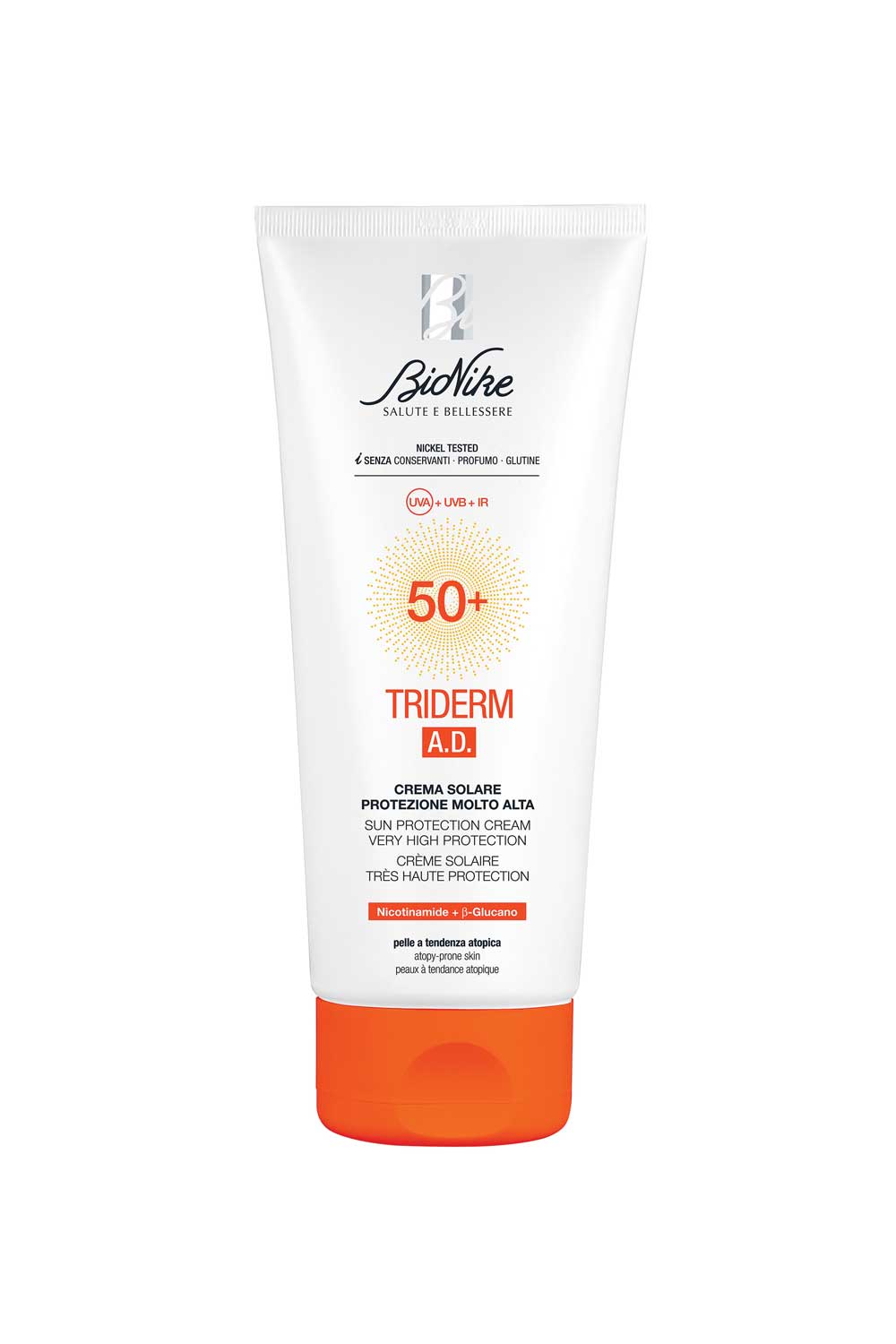 Image of Triderm AD Crema Solare Spf50+ Bionike 200ml033