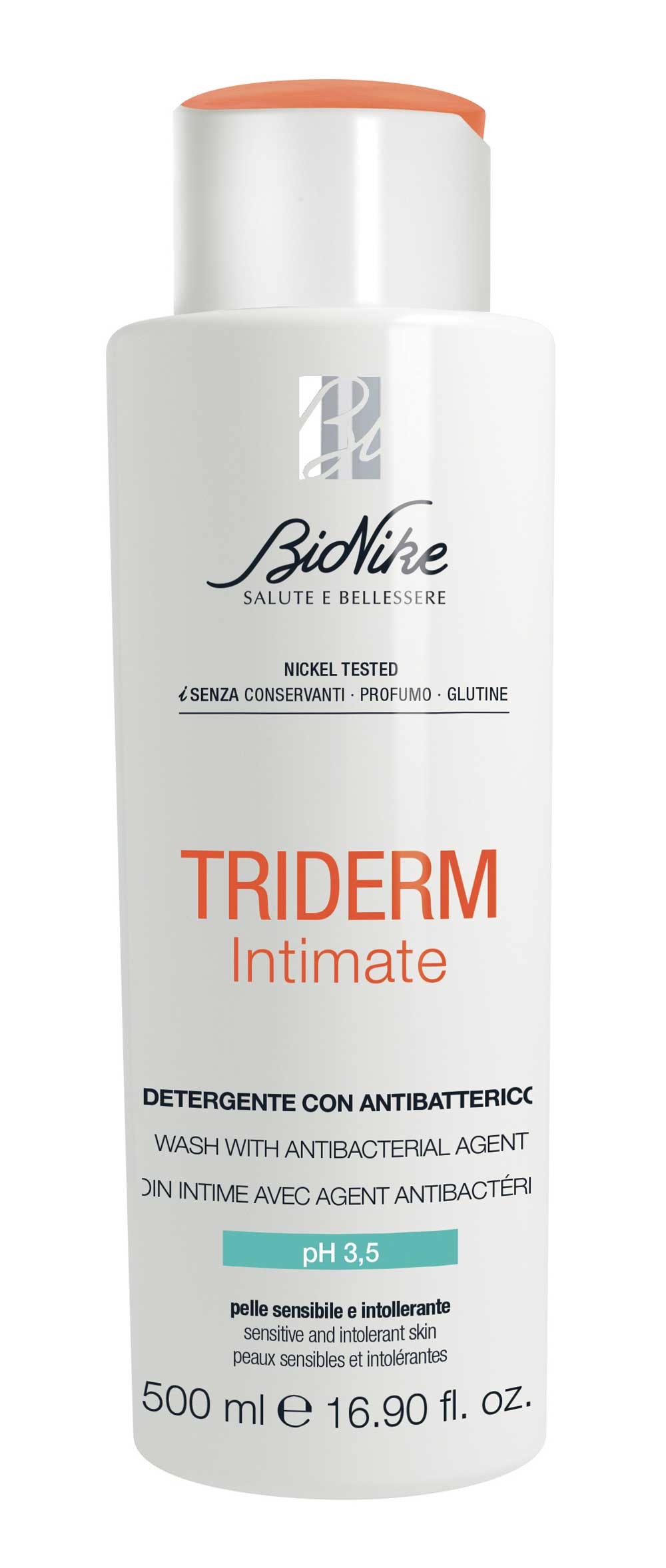 

Triderm Intimate Detergente Con Antibatterico PH3,5 Bionike 500ml