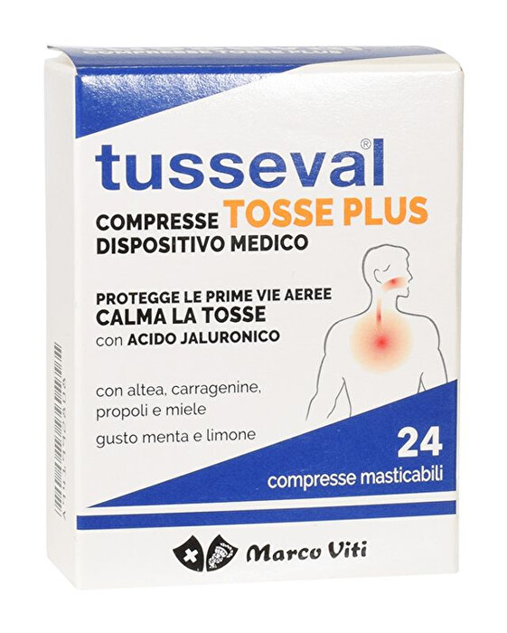 Image of Tusseval(R) Plus Compresse Marco Viti 24 Compresse