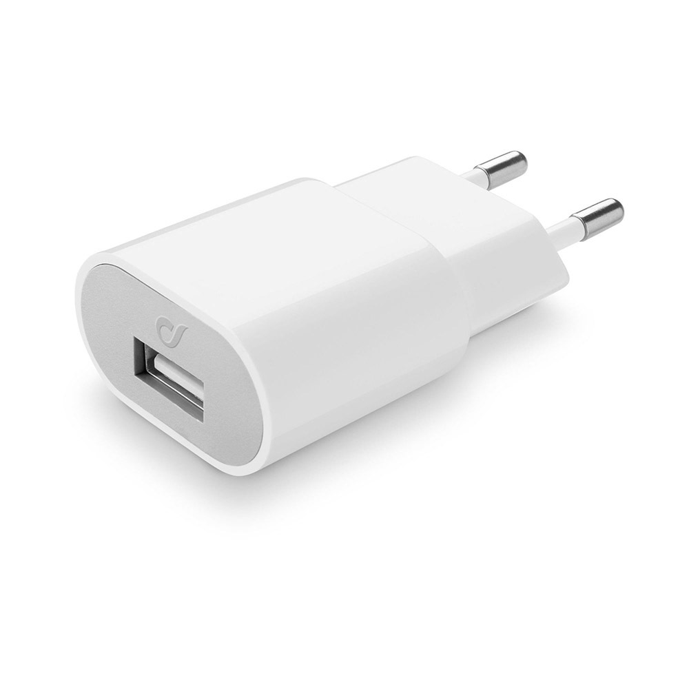 Image of Usb Charger 2A White Cellularline 1 Caricatore Bianco