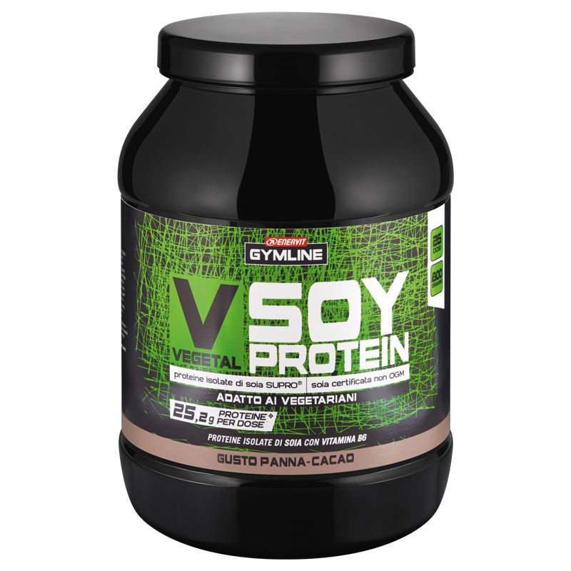 

V-Vegetal Soy Protein Gusto Panna E Cacao Enervit Gymline Muscle 800g