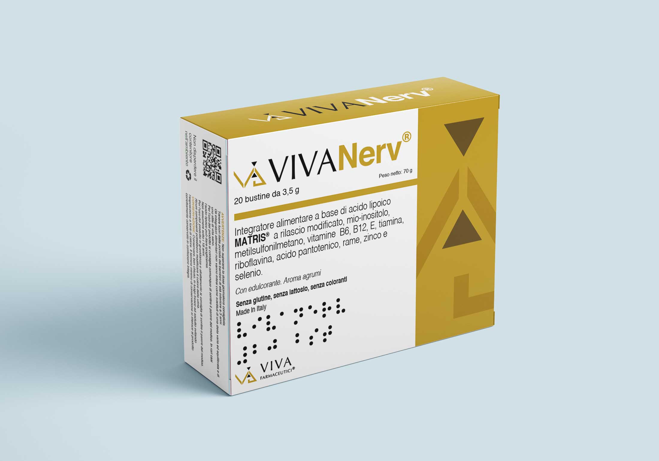 Image of VIVANerv(R) Viva Farmaceutici(R) 20 Bustine033