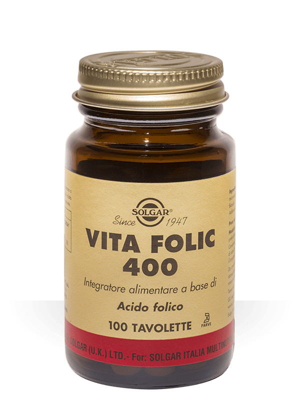 

Vita Folic 400 Solgar 100 Tavolette