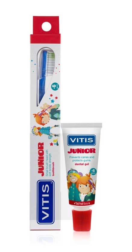 

Vitis® Junior Spazzolino+Gel Dentifricio Dentaid 15ml