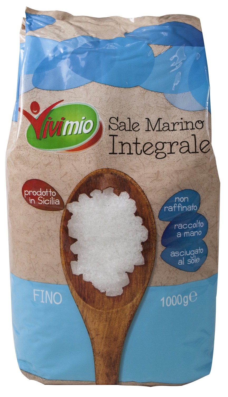 Image of Vivimio Sale Marino Integrale Fino 1Kg