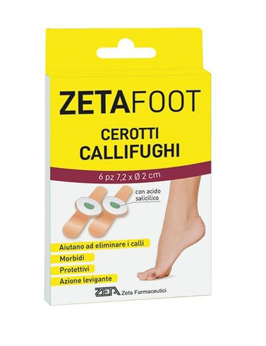 

ZETAFOOT Cerotti Callifughi Con Disco Centrale 6 Pezzi