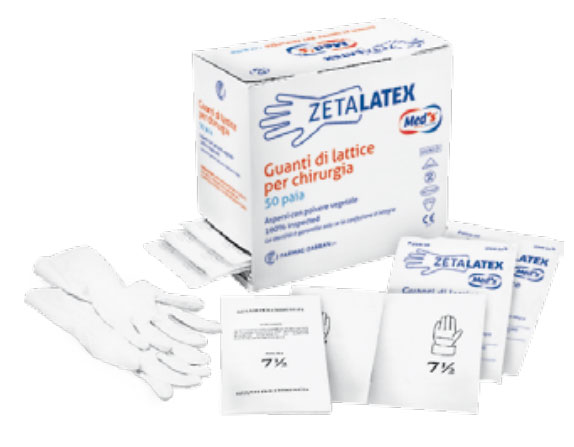 Image of Zetalatex Guanti Chirurgici Sterili Farmac-Zabban Misura 9033