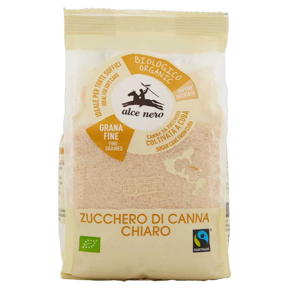 

Zucchero Di Canna Chiaro Biologico Alce Nero 500g