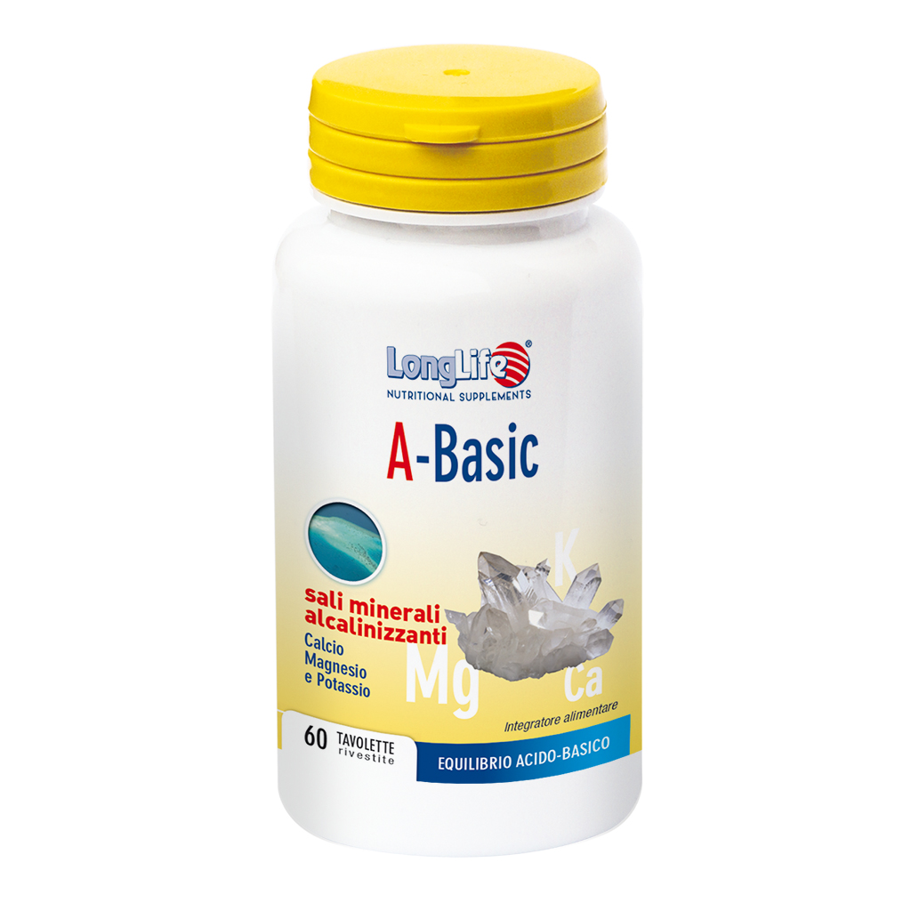 

A-Basic Sali Minerali Alcalinizzanti LongLife 60 Tavolette