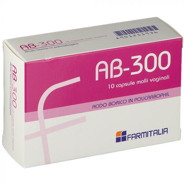 

AB-300 Capsule Vaginali Farmitalia 10 Capsule Molli Vaginali