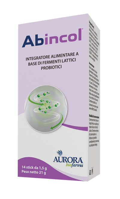Image of Abincol Aurora Biofarma 14 Stick Orosolubili