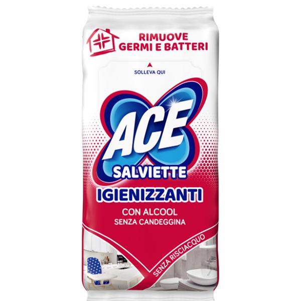 Image of ACE Salviette Igienizzanti Con Alcool 40 Pezzi