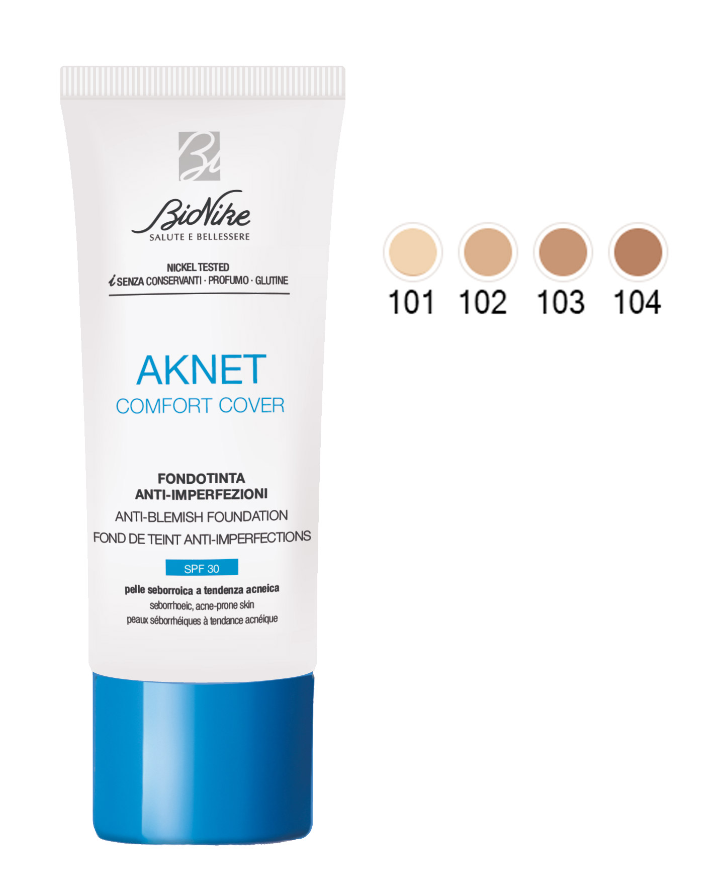 Image of AKNET COMFORT COVER N.104 BISCUIT BioNike 30ml033