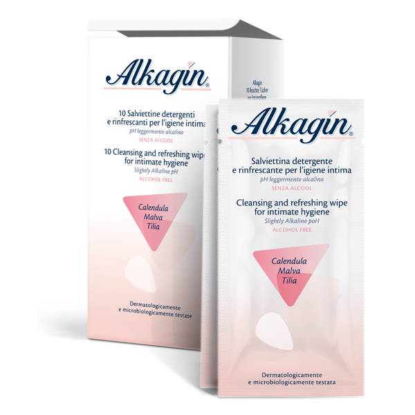 Alkagin(R) 10 Salviettine Detergenti