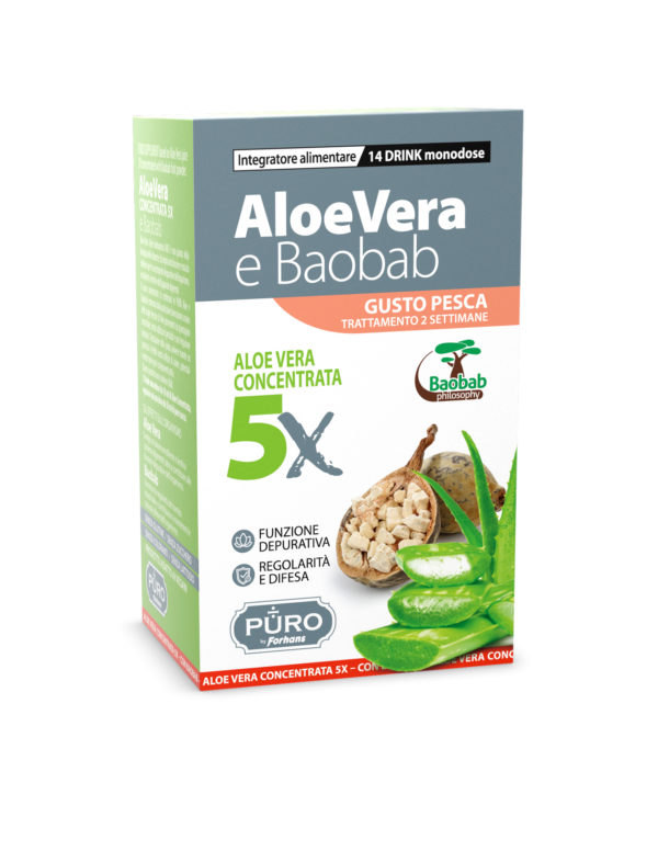 Image of Aloe Vera Concentrata 5X E Baobab PURO By Forhans 14 Drink033