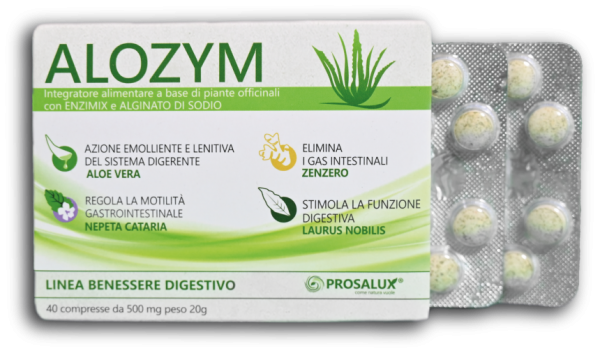 Image of Alozym Prosalux 40 Compresse033