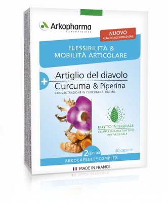 

Arkocapsule Complex Flessibilità & Mobilità Articolare Arkopharma 40 Capsule