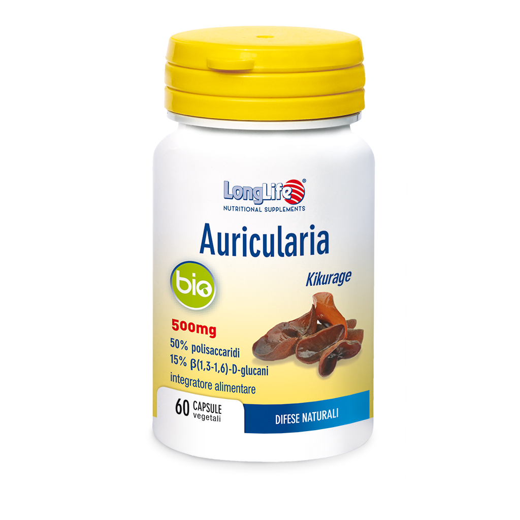 Image of Auricularia Bio 500mg LongLife 60 Capsule