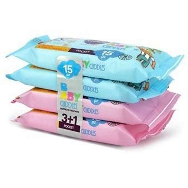 

Baby Cuddles Pharma CLENDY 15x4 Salviette