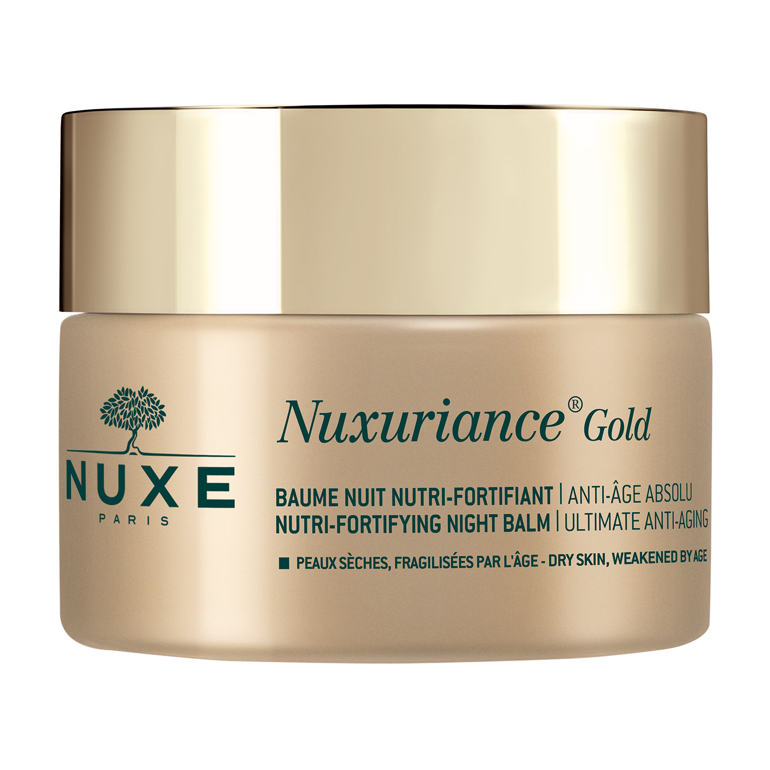 Image of Balsamo Notte Nutriente Fortificante Nuxuriance(R) Gold Nuxe 50ml