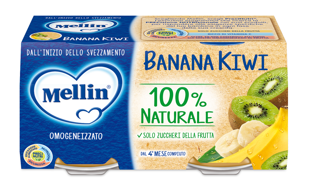 

Banana Kiwi Mellin 2x100g