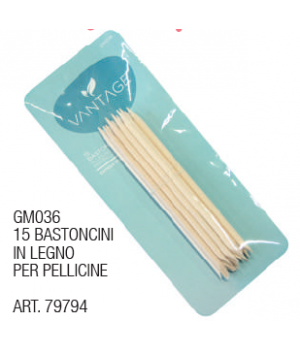 

Bastoncini In Legno VANTAGE GM036 15 Pezzi