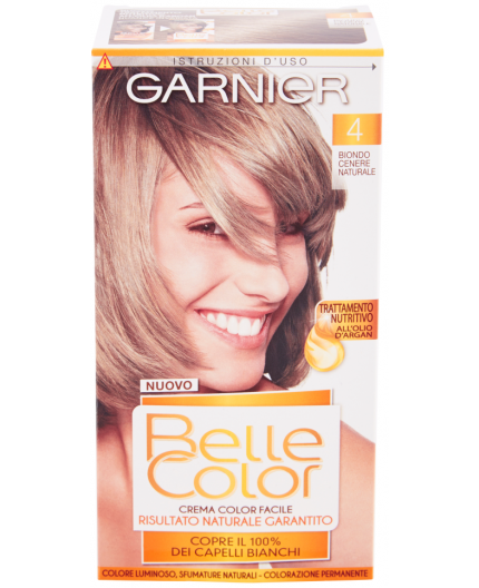 Image of Belle Color 4 Biondo Cenere Naturale Garnier 1 Colorazione033