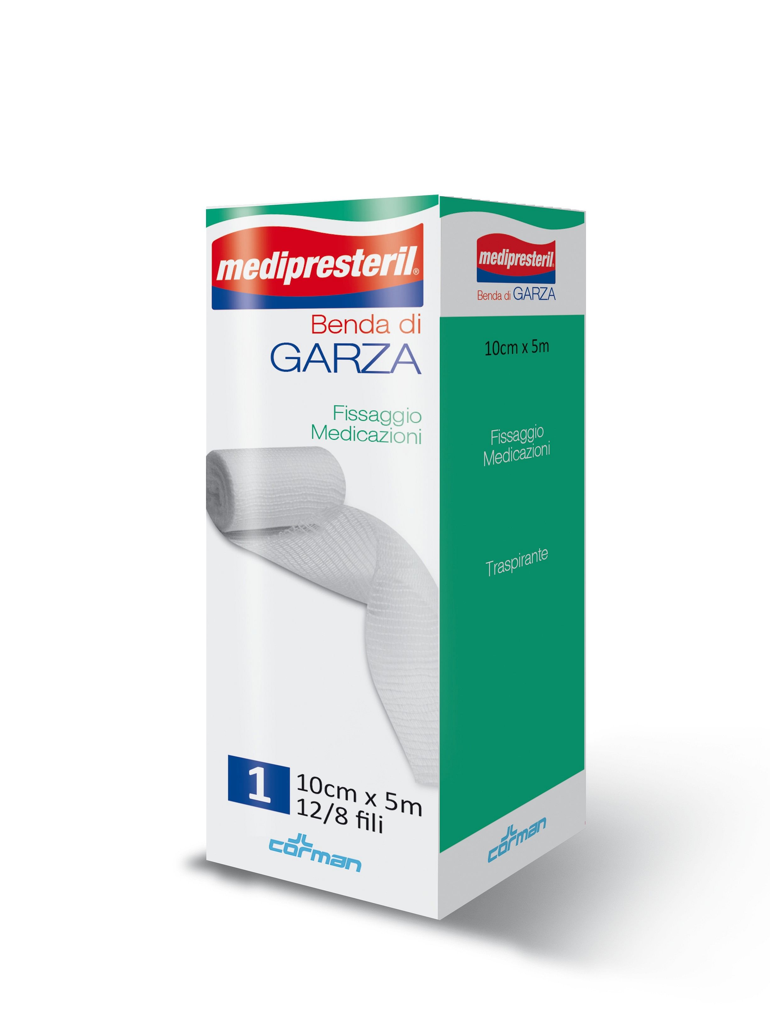 

Benda Garza 10/8 10cmx5mt Medipresteril 1 Pezzo