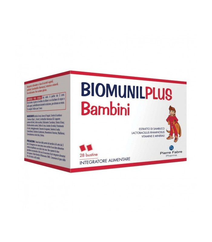 

BiomunilPlus Bambini Pierre Fabre Pharma 28 Bustine