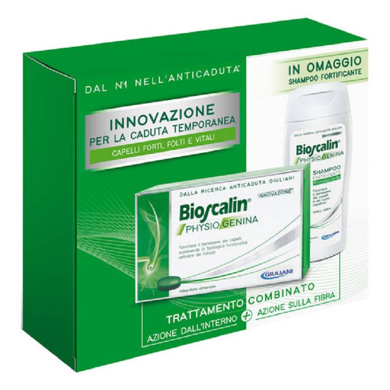 Image of Bioscalin(R) Physiogenina Giuliani 30 Compresse + Shampoo Fortificante 200ml