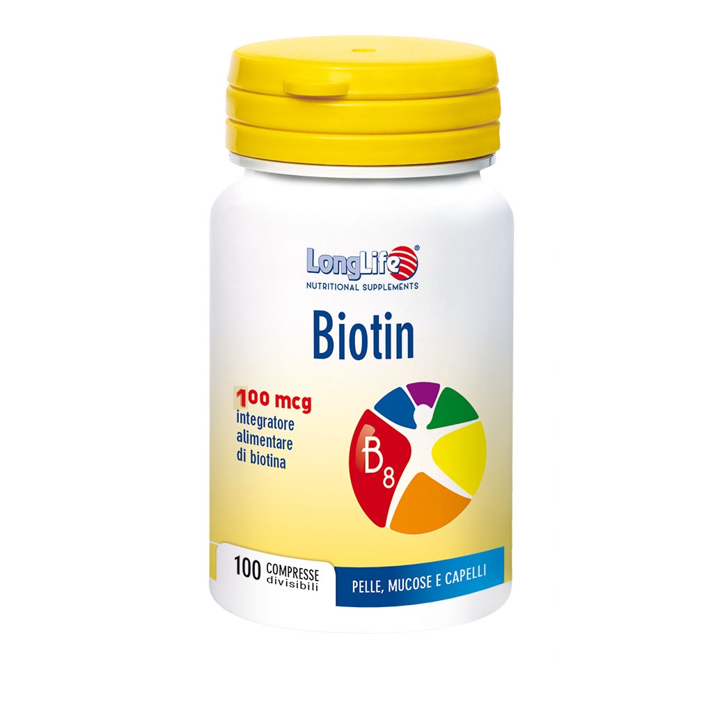 

Biotin 300mcg LongLife 100 Compresse Divisibili