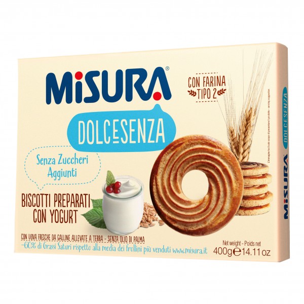 

Biscotti Con Yogurt DolceSenza Misura® 400g