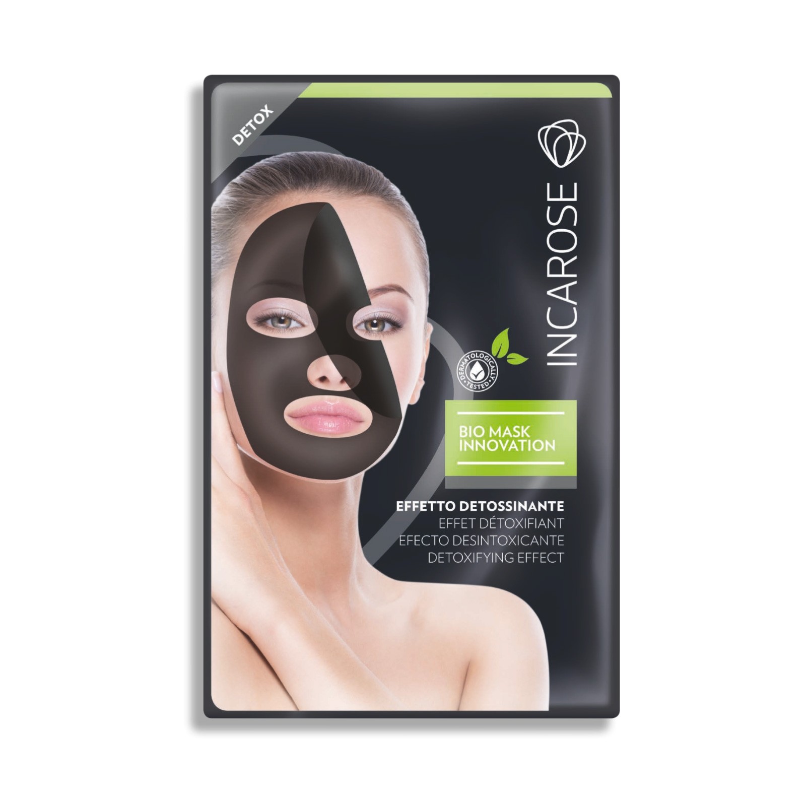 Image of IncaRose Bio Mask Innovation Black Detox Maschera Trattamento Viso Detossinante 17ml