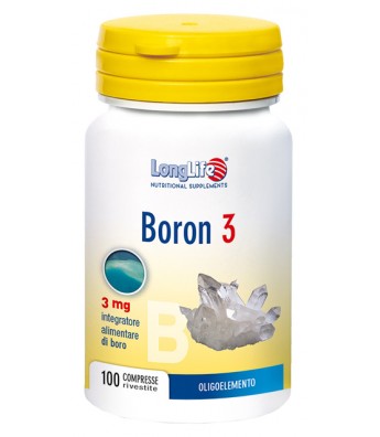 

Boron 3mg LongLife 100 Compresse Rivestite