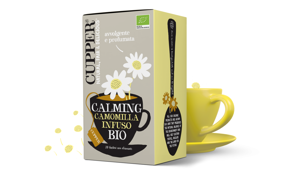 

Calming Camomilla Infuso BIO CUPPER® 20 Bustine