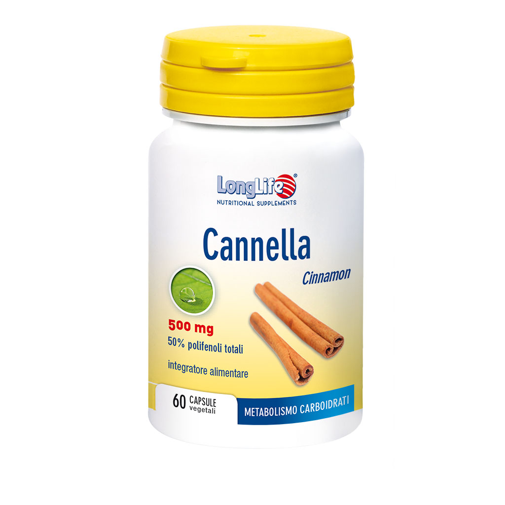 

Cannella 500mg LongLife 60 Capsule Vegetali