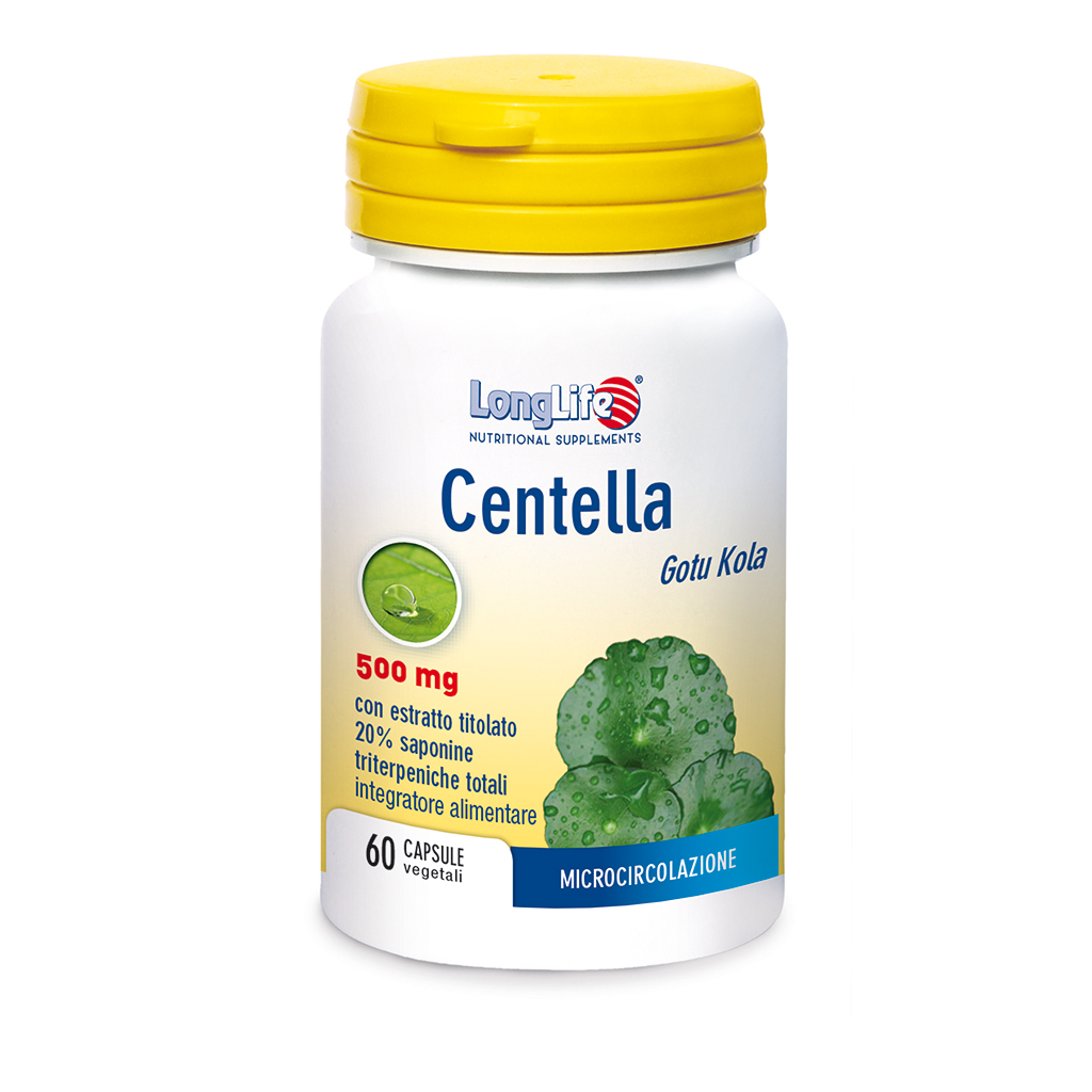 

Centella 500mg LongLife 60 Capsule Vegetali