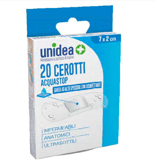 Image of CEROTTI ACQUASTOP unidea Formato 7x2cm 20 Cerotti