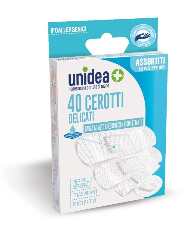 Image of CEROTTI DELICATI unidea Assortiti 40 Cerotti033