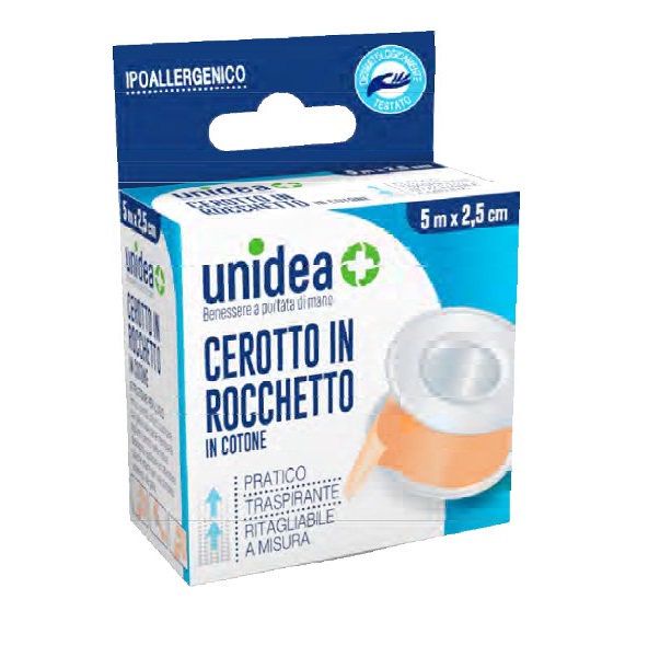 

CEROTTO IN ROCCHETTO IN COTONE unidea 5mx2,5cm