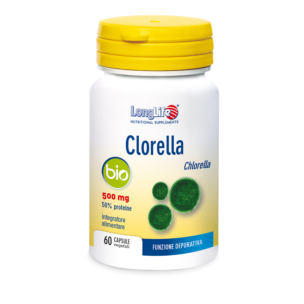 Image of Clorella Bio LongLife 60 Capsule Vegetali