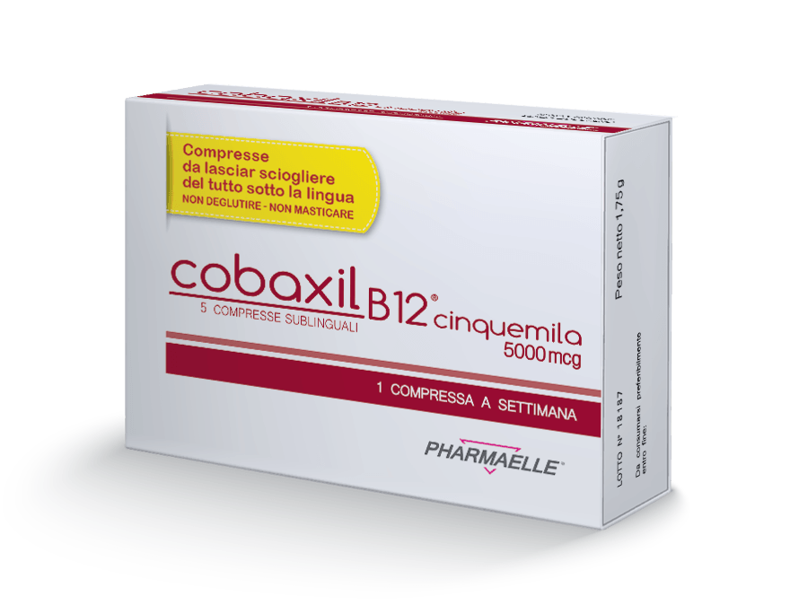 Image of Cobaxil B12 Cinquemila 5000mcg PharmaElle 5 Compresse Sublinguali033