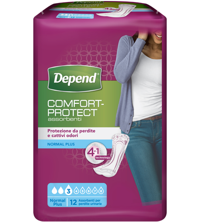 Image of Comfort-Protect Normal Plus Depend(R) 12 Assorbenti
