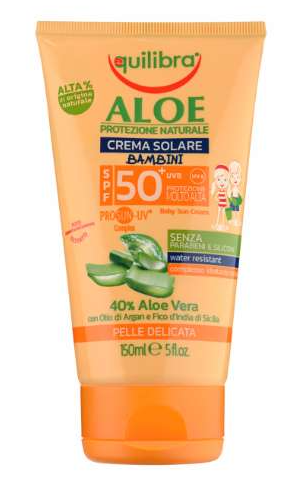 Image of Aloe Crema Solare Bambini Spf50+ Equilibra® 50ml