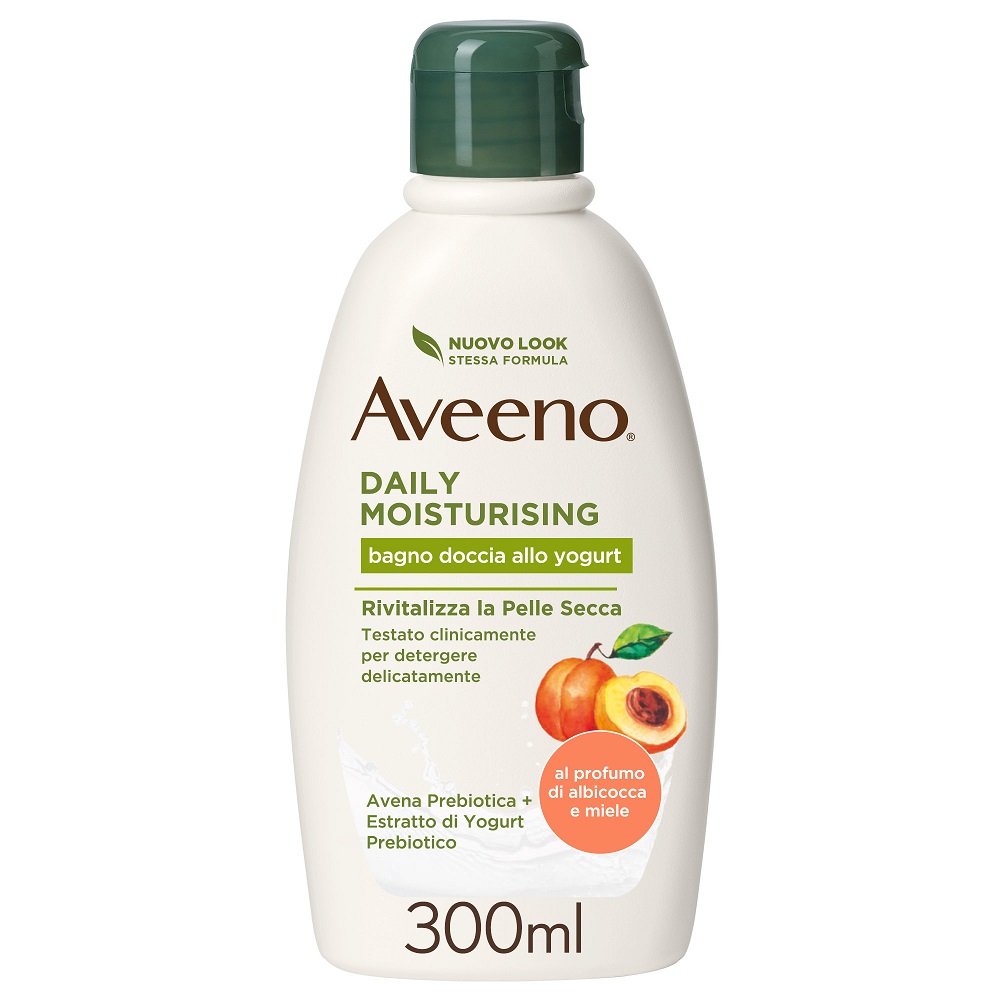 

Daily Moisturising Bagno Doccia Allo Yogurt Aveeno 300ml Albicocca e Miele