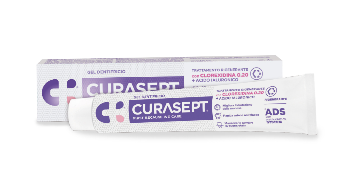 Image of Gel Dentifricio ADS TRATTAMENTO RIGENERANTE CURASEPT(R) 75ml033