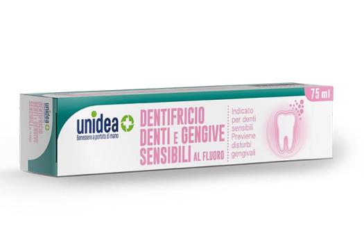 Image of DENTIFRICIO DENTI E GENGIVE SENSIBILI unidea 75ml033