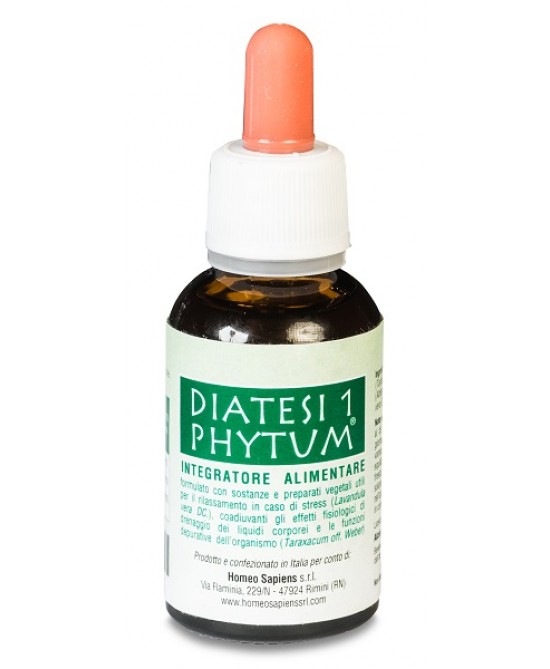 

Diatesi 1 Phytum Homeo Sapiens Gocce 30ml