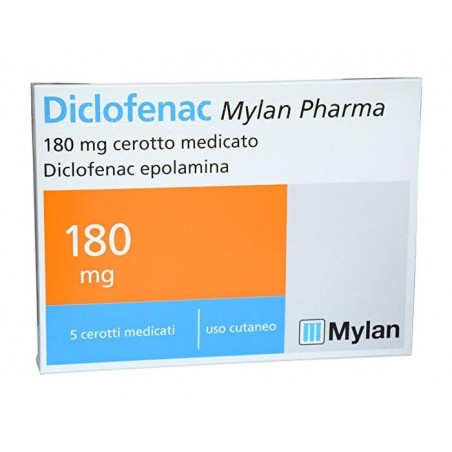 

Diclofenac Mylan 5 Cerotti 180mg