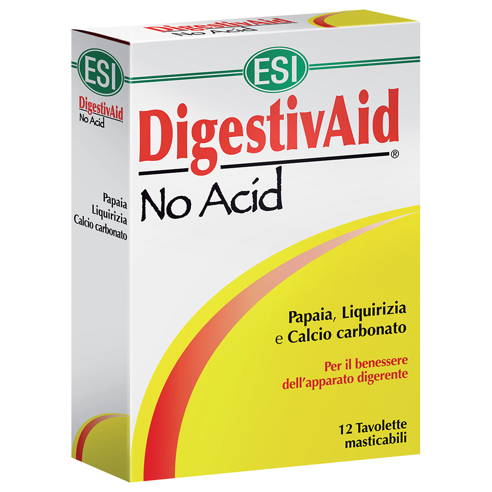 

DigestivAid® No Acid ESI 12 Tavolette Masticabili